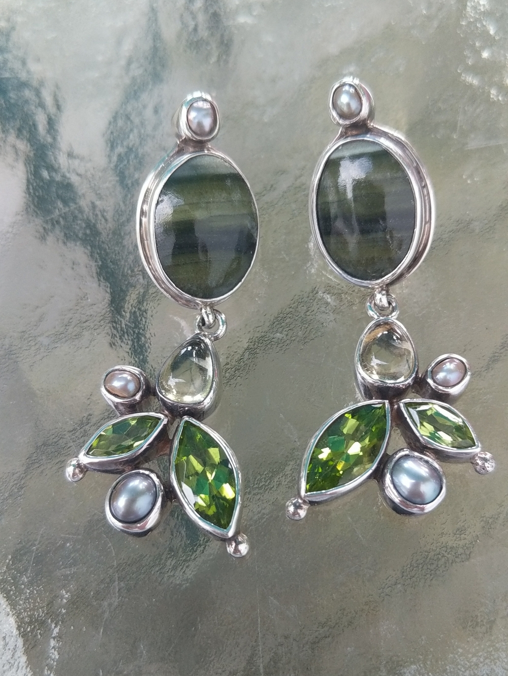 Echo Of The Dreamer Sterling Silver Earrings